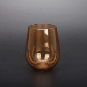 Bicchiere da bicchiere in plastica senza stelo